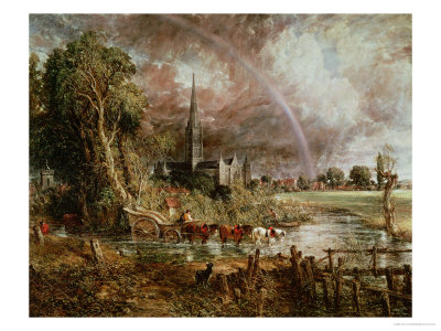 Salisbury Cathedral from the Meadows John Constable